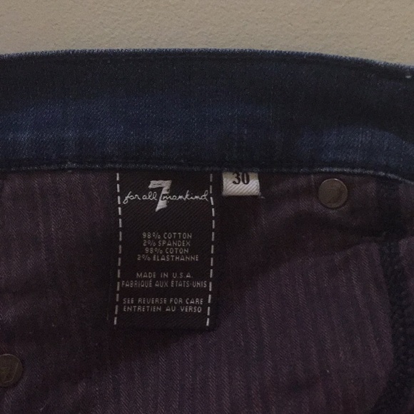 7 for all mankind jean shorts - Picture 3 of 3